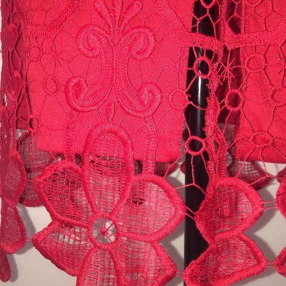 🔥J GEE RED LACE DRESS - Picture 4 of 7